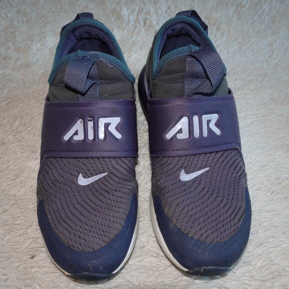 Girls Size 3.5 Nike Air Max 270 Extreme (Grade School) - Blue / Purple Shoes - Picture 2 of 7